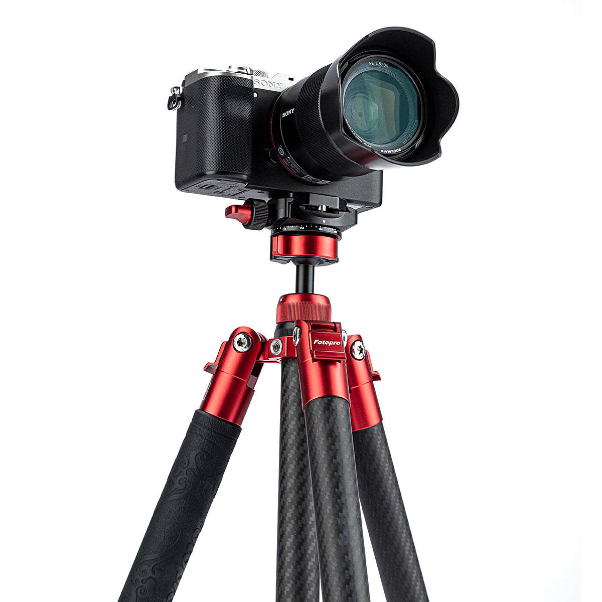 Fotopro & JOY FY-888C Carbon fiber compact portable camera tripod