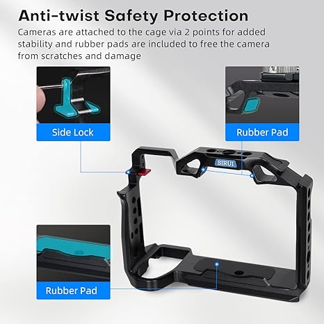 SIRUl Full Camera Cage for Panasonic LUMIX S5II/S5IIX/G9II