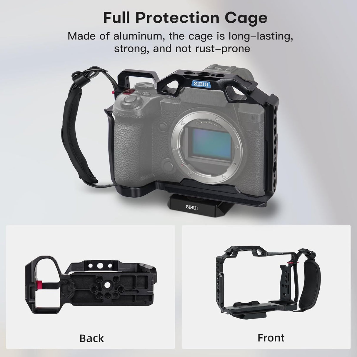 SIRUl Full Camera Cage for Panasonic LUMIX S5II/S5IIX/G9II