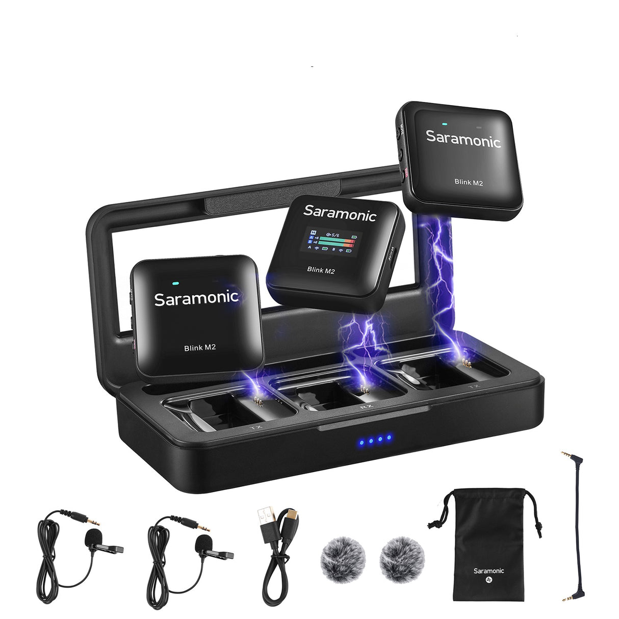 Saramonic Blink M2 Professional Wireless Lapel Microphone