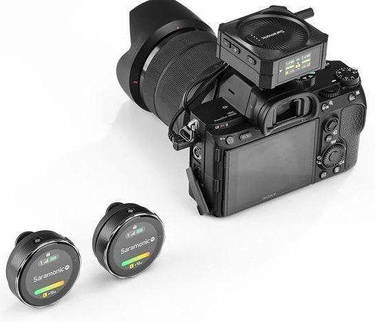 Saramonic BlinkMe B2 Wireless Lavalier Lapel Microphone For Youtube Live Streaming