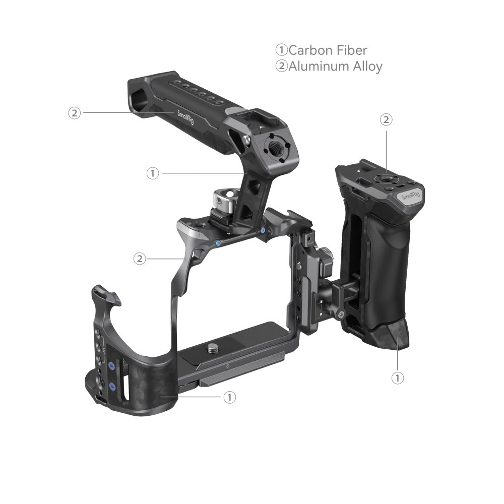 SmallRig Advanced Cage Kit for Sony Alpha 7R V Alpha 7 IV Alpha 7S III 3710