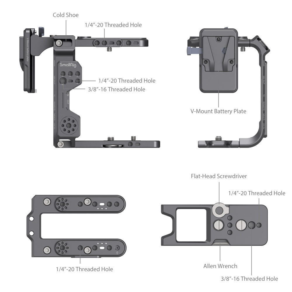 SmallRig Cage Kit für Sony FX6 4124