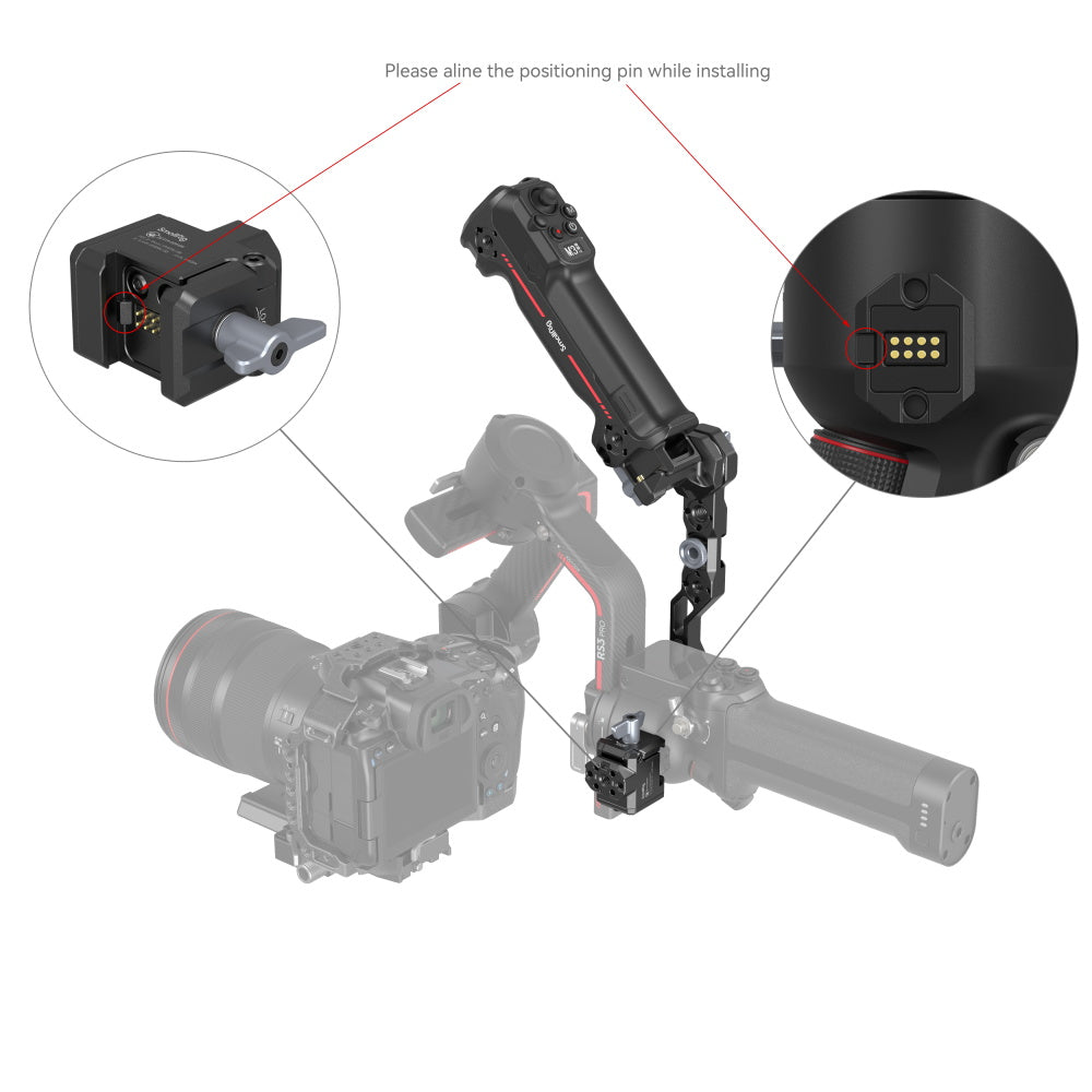 SmallRig Wireless Control Sling Handgrip for DJI RS2 DJI RS 3 Pro 3919