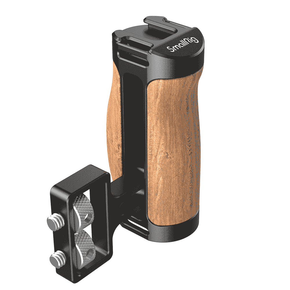 SmallRig Wooden Mini Side Handle (1/4”-20 Screws) 2913