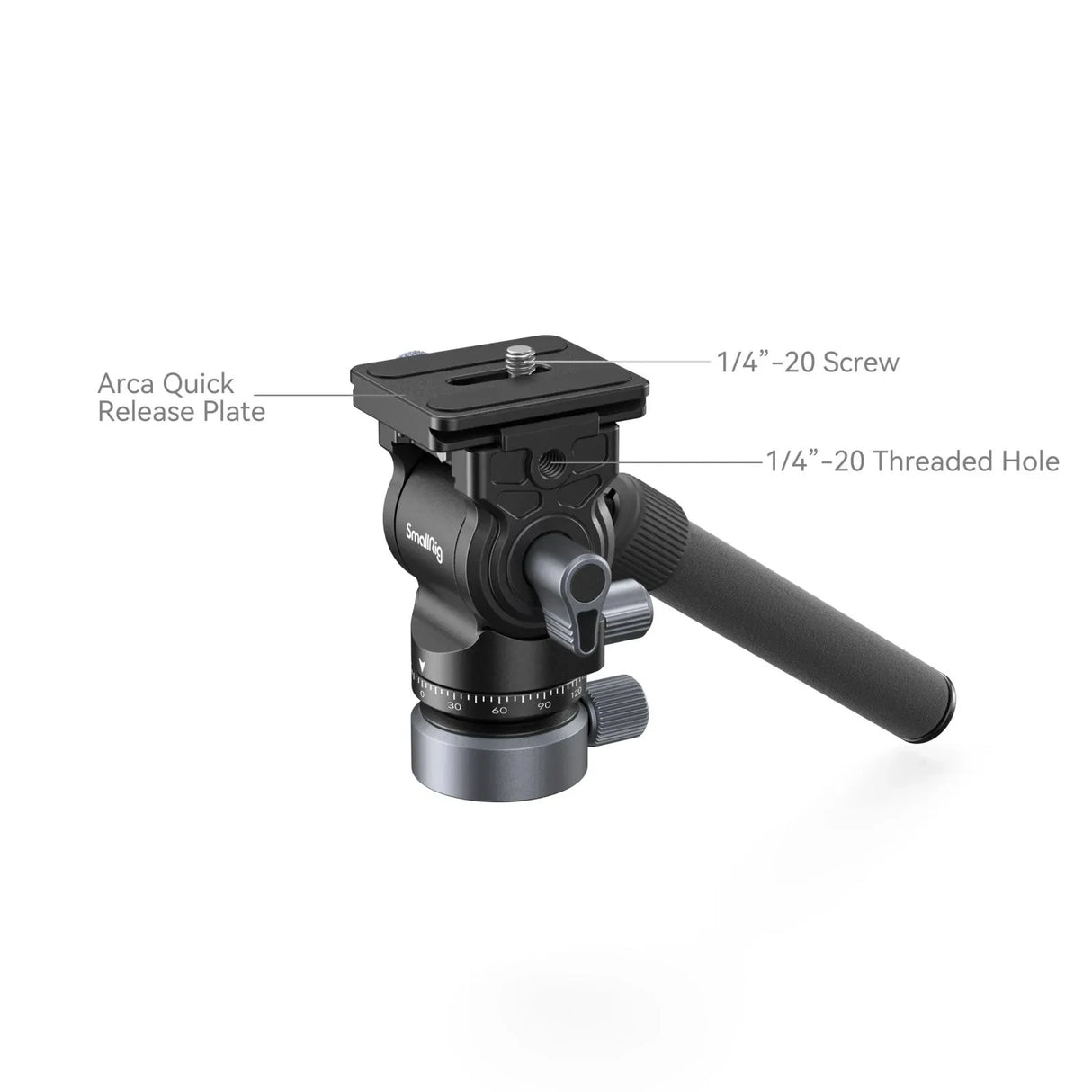 Smallrig CH20 Video Tripod Head with Leveling Base