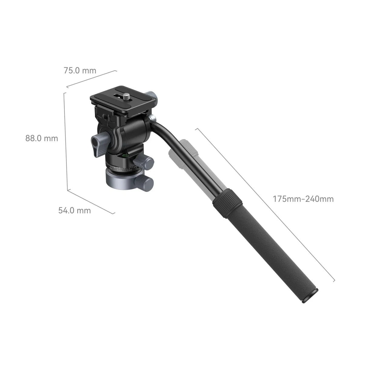 Smallrig CH20 Video Tripod Head with Leveling Base