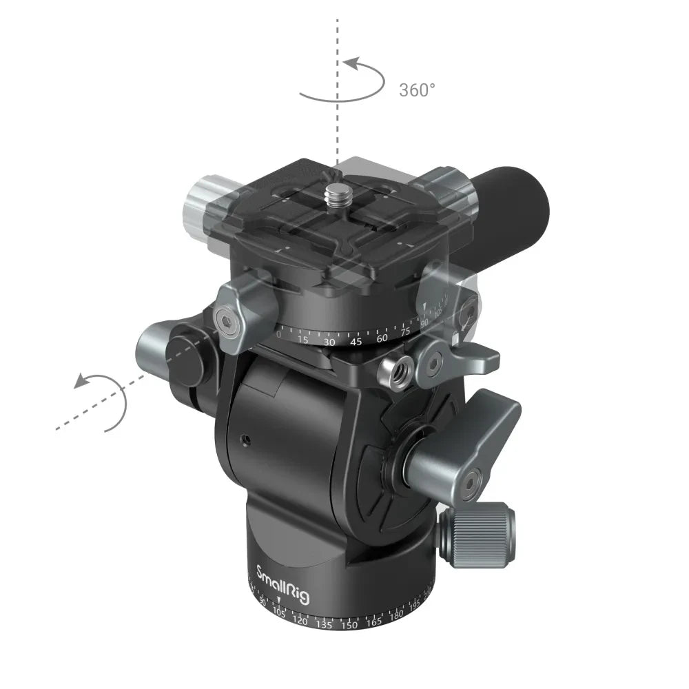 Smallrig Lightweight Fluid Video Tripod Head Refurbished