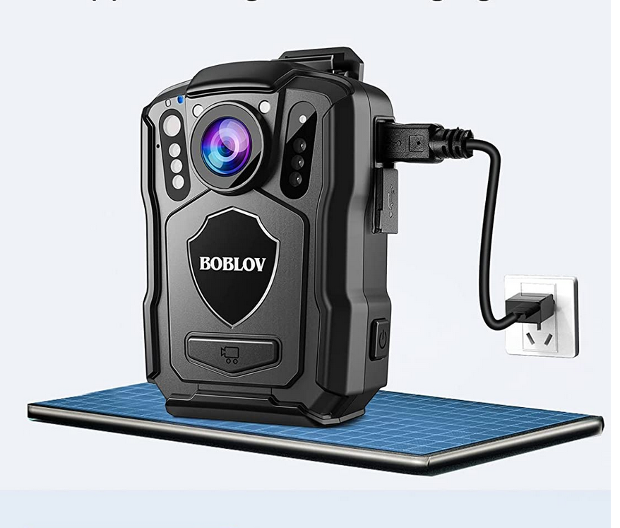 BOBLOV M5 1440P Police Recorder 4200MAH Battery Body Camera