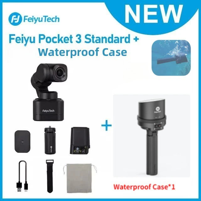 Feiyu Pocket3 AI Tracking Follow 3-Axis Stabilizer Gimbal