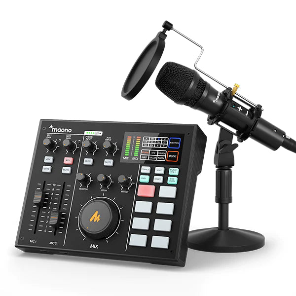 Maono AM100 Podcast Production Studio Sound Card