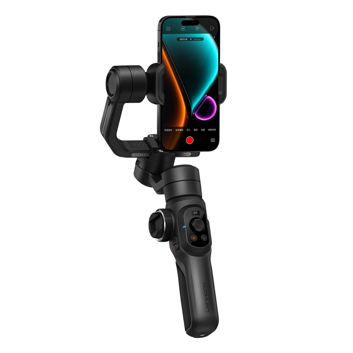 Aochuan Smart S2 Handheld 3 Axis Gimbal Phone 360°unlimited pan rotation