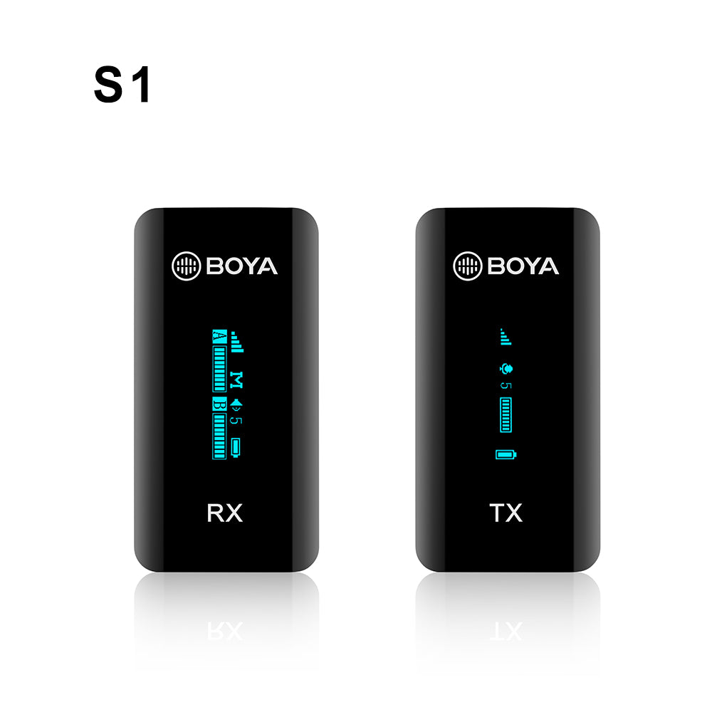 BOYA BY-XM6 S1 S2 Professional Wireless Lavalier Microphone