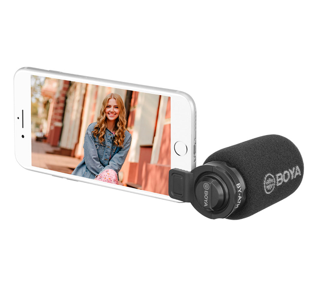 BOYA BY-A7H Mic 3.5mm Plug-in Video Vlogging Recording Microphone