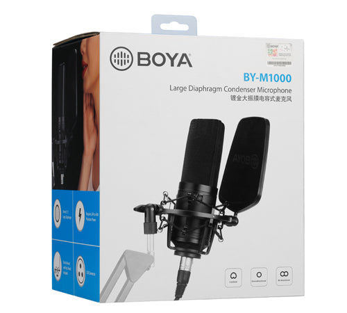 BOYA BY-M1000 Studio Large Diaphragm Microphone