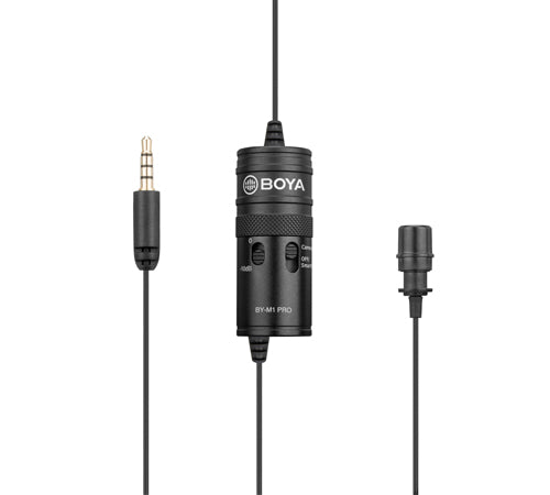 BOYA BY-M1 PRO Condenser Lavalier Lapel Clip-on Microphone