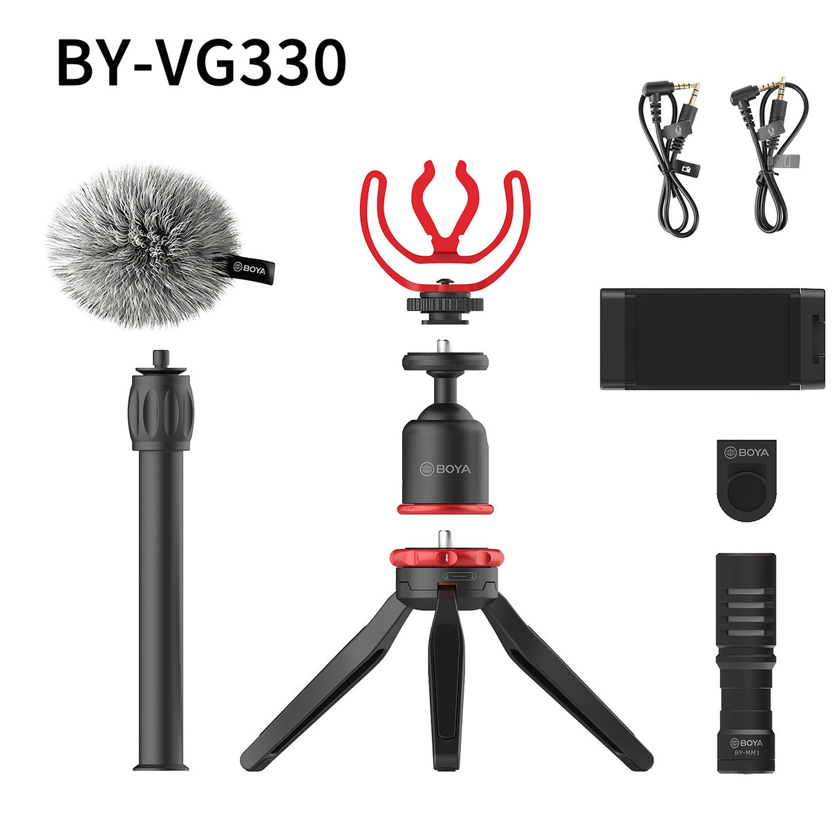 BOYA BY-VG330 Universal Microphone Video Kit For IPhone