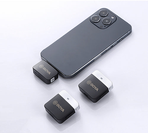Boya M1V Series 2.4GHz Dual-Channel Wireless Microphone System