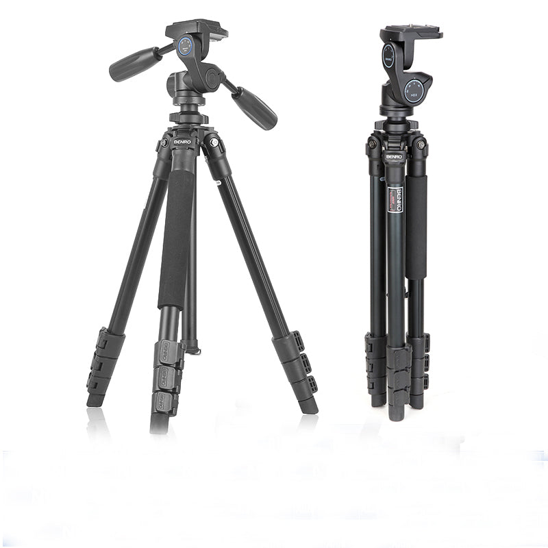 Benro A650FHD3 Tripod Kit Aluminium Camera Stand HD3 Three Way Head