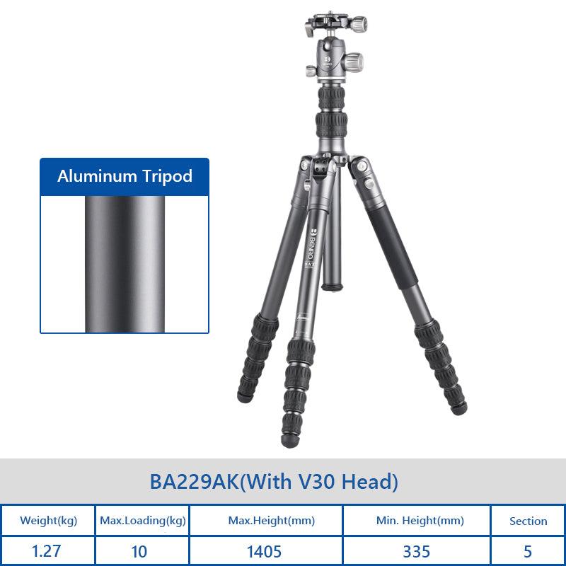 Benro BAT Series Aluminum Alloy/Carbon Fiber Tripod