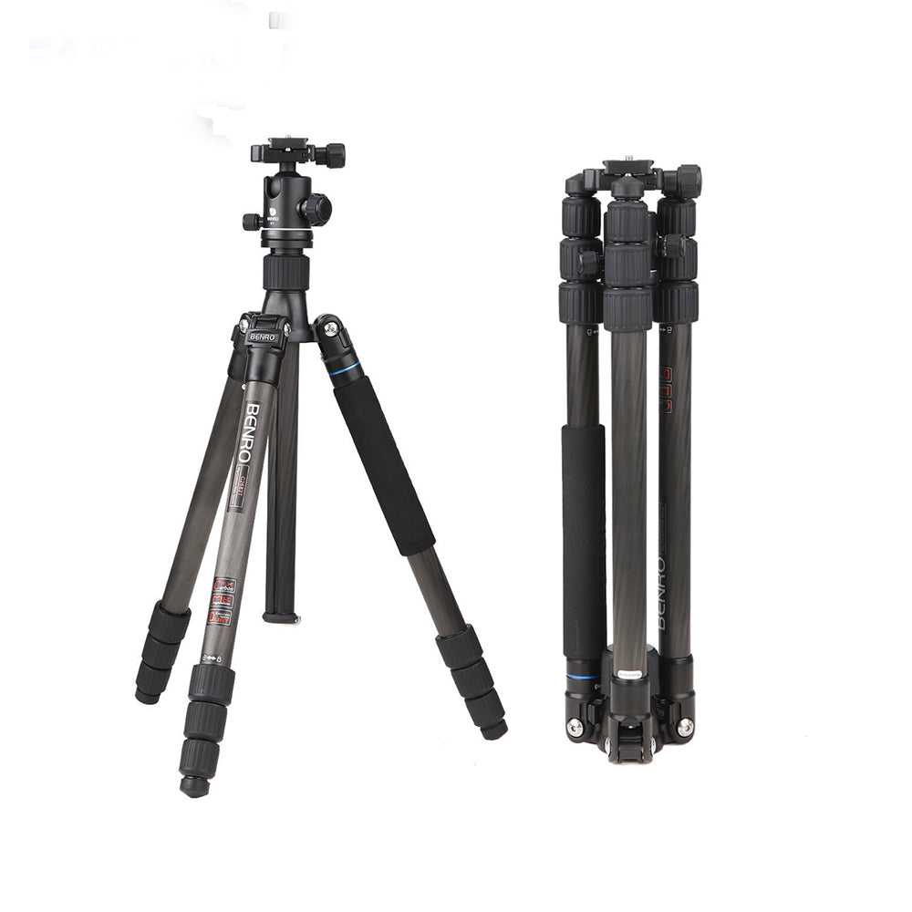 Benro C2682TB1 Carbon Fiber Tripod Monopod Camera Stands With B1 Ball Head