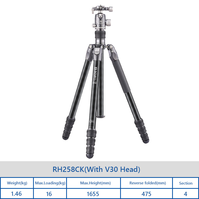 Benro Rhino Serie Stativ Carbonfaser-Einbeinstativ Kamerastativ