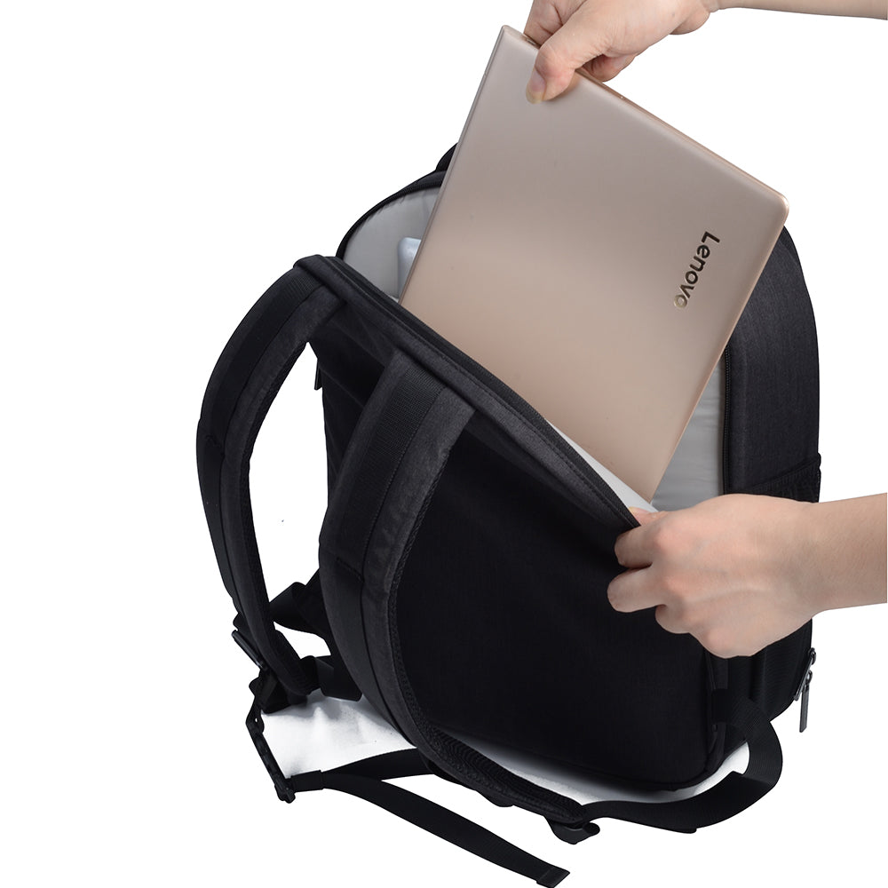 CADEN W9 Black Anti-shock Large Capacity Drone SLR Backpack