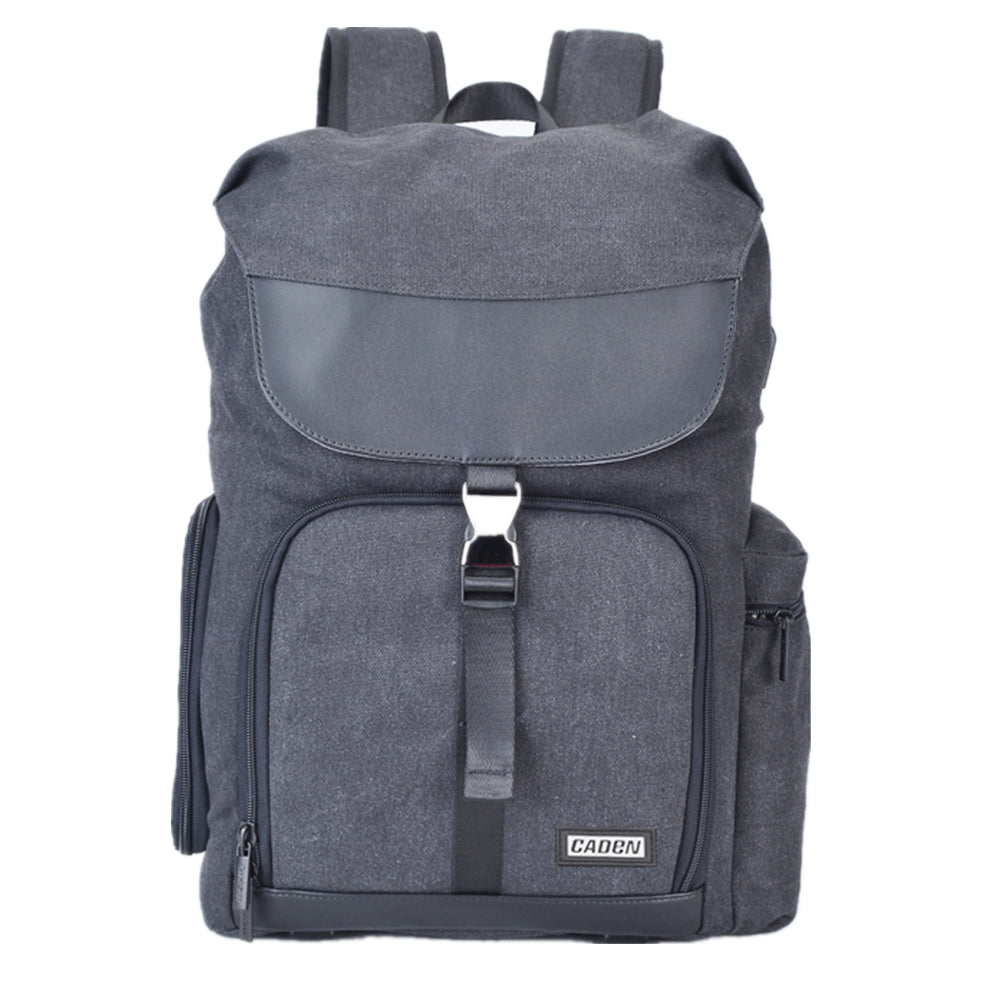 CADEN M8-CN Black Large Capacity Shockproof DSLR Cameras Backpack