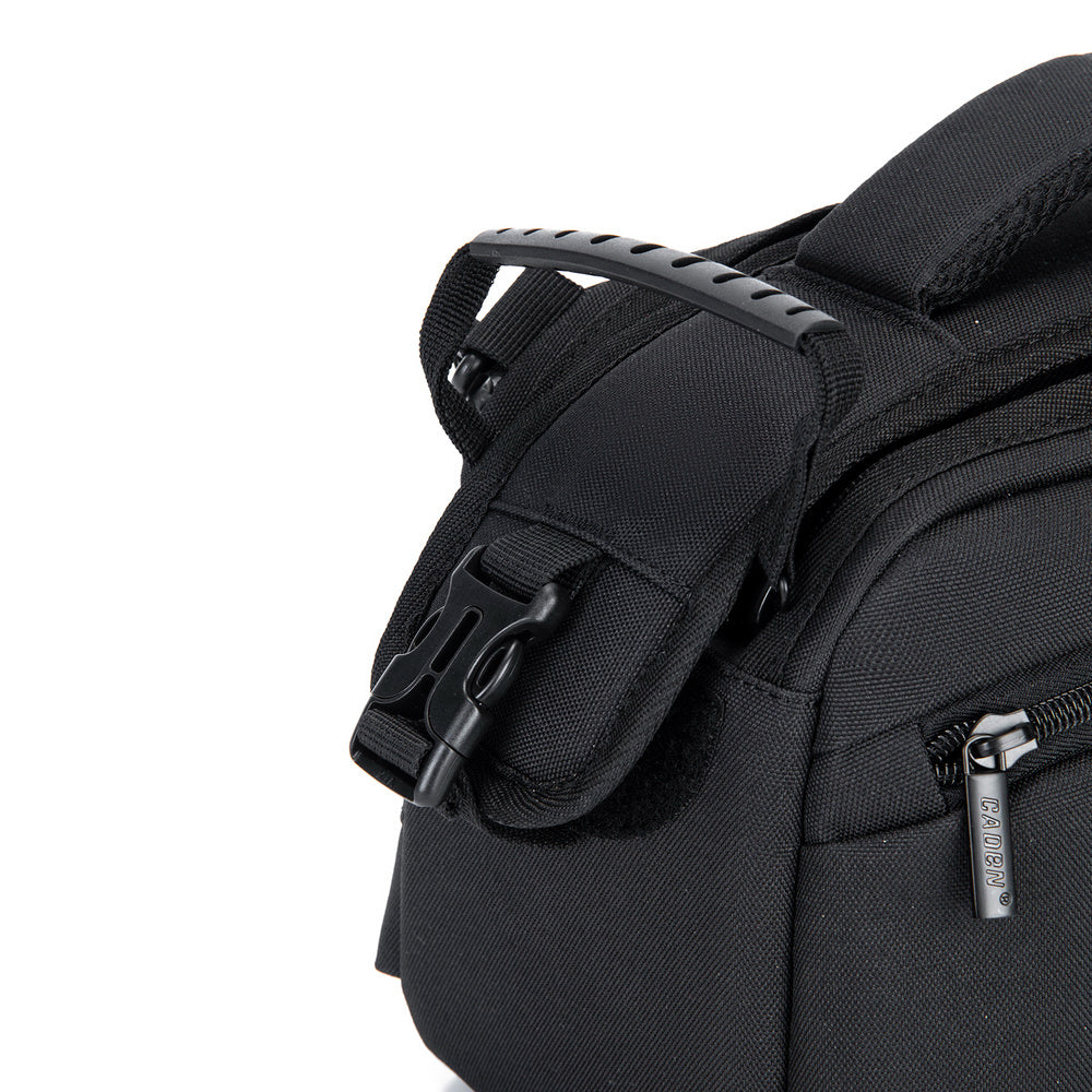 CADEN D36 Black Camera Sling Anti-shock Waist Backpack
