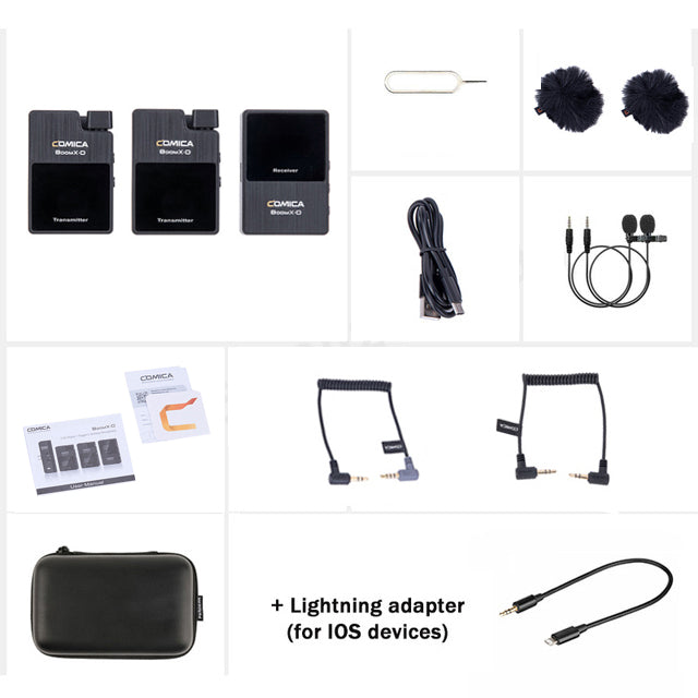 COMICA BoomX D1 D2 2.4G Digital Wireless Microphone