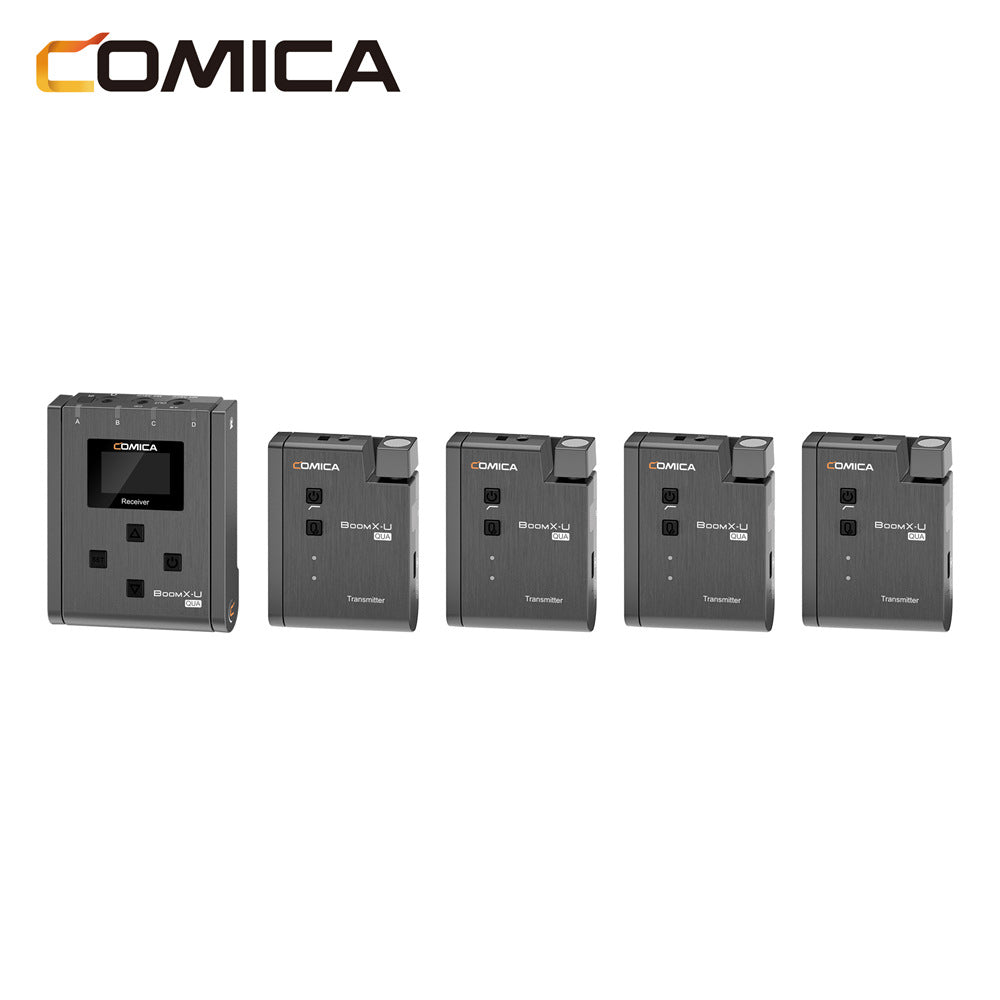 Comica BoomX-U QUA 4-group Multi-functional Wireless Microphone