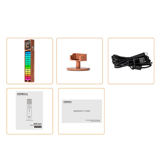 Comica RGB UMIC Cardioid Condenser USB Microphone
