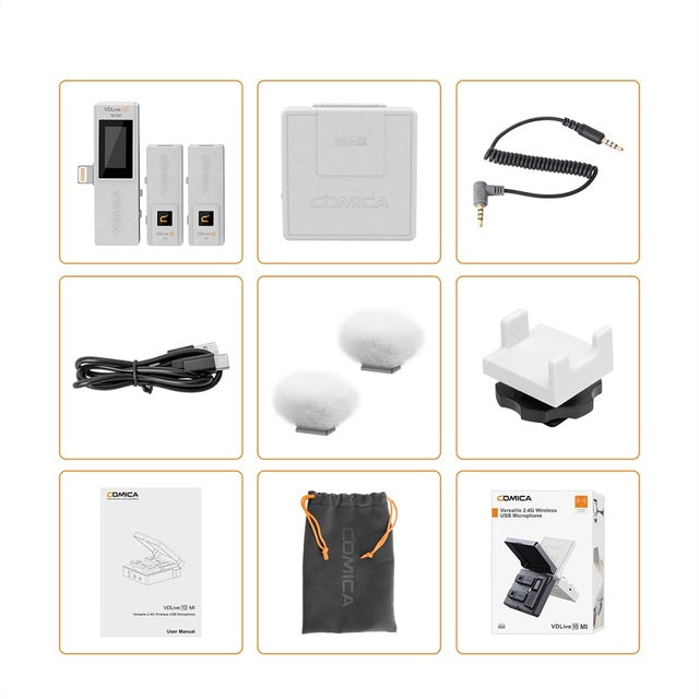 Comica VDLIVE 10 2.4G Dual Wireless Microphone