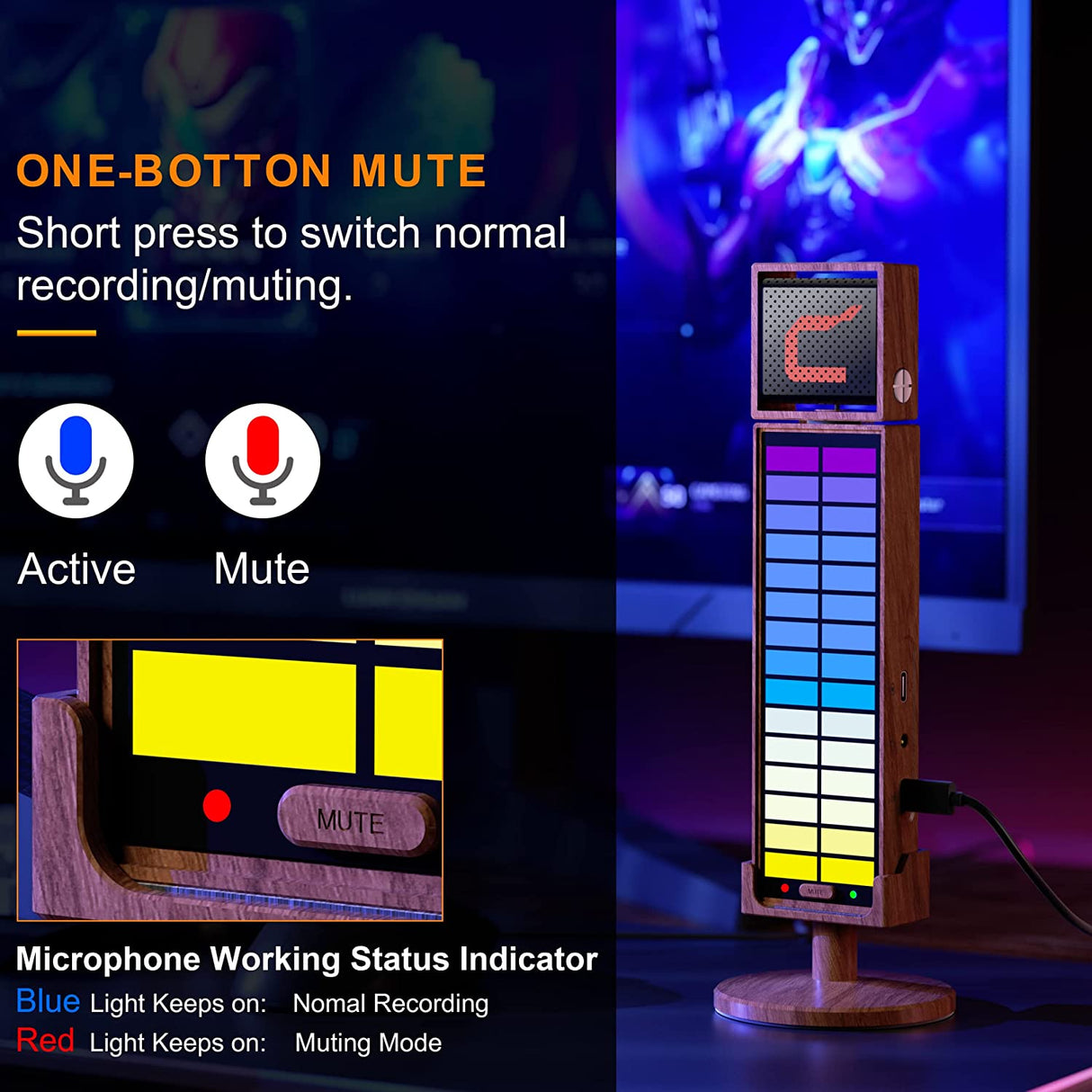Comica RGB UMIC Cardioid Condenser USB Microphone