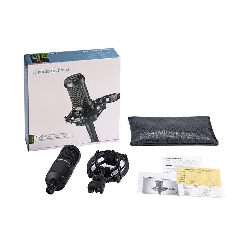 Audio Technica AT2035 Sing Karaoke Artifact Recording Microphone