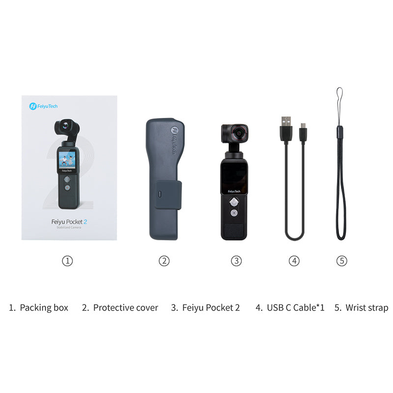 Feiyu Pocket 2 Gimbal Action Camera 4K Sports Camera