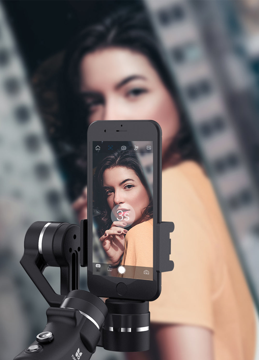 Funsnap Capture 1 handheld smartphone gimbal 3-Axis Stabilizer