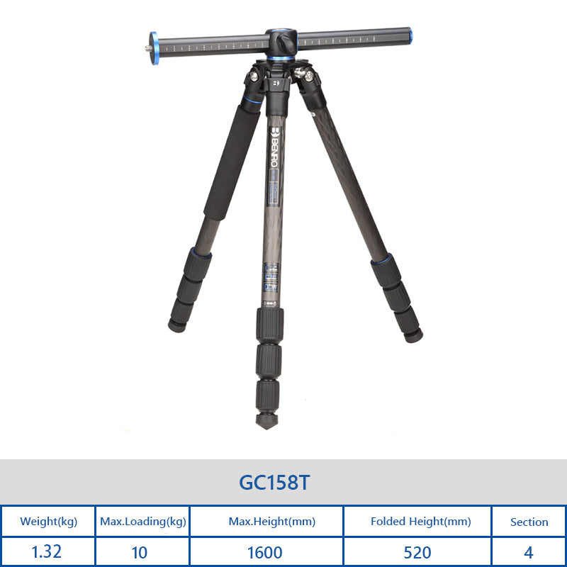 Benro SystemGO GC157T/158T/257T/268T/168T/258T Carbon fiber tripod
