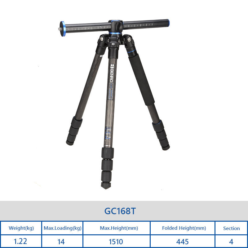 Benro SystemGO GC157T/158T/257T/268T/168T/258T Carbon fiber tripod