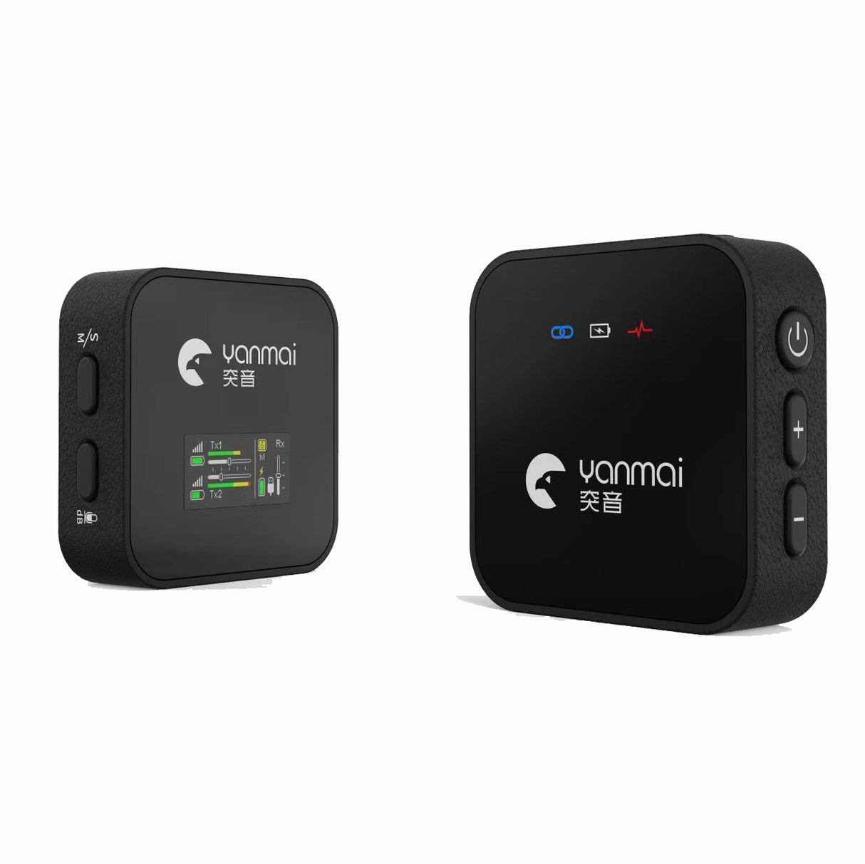 Yanmai GF1 2.4g Wireless Lavalier Microphone With Led Display