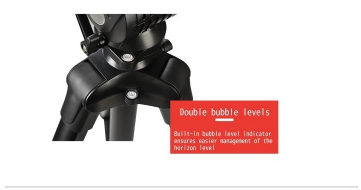Weifeng WT-3308A Professional Video tripod With Fluid Pan