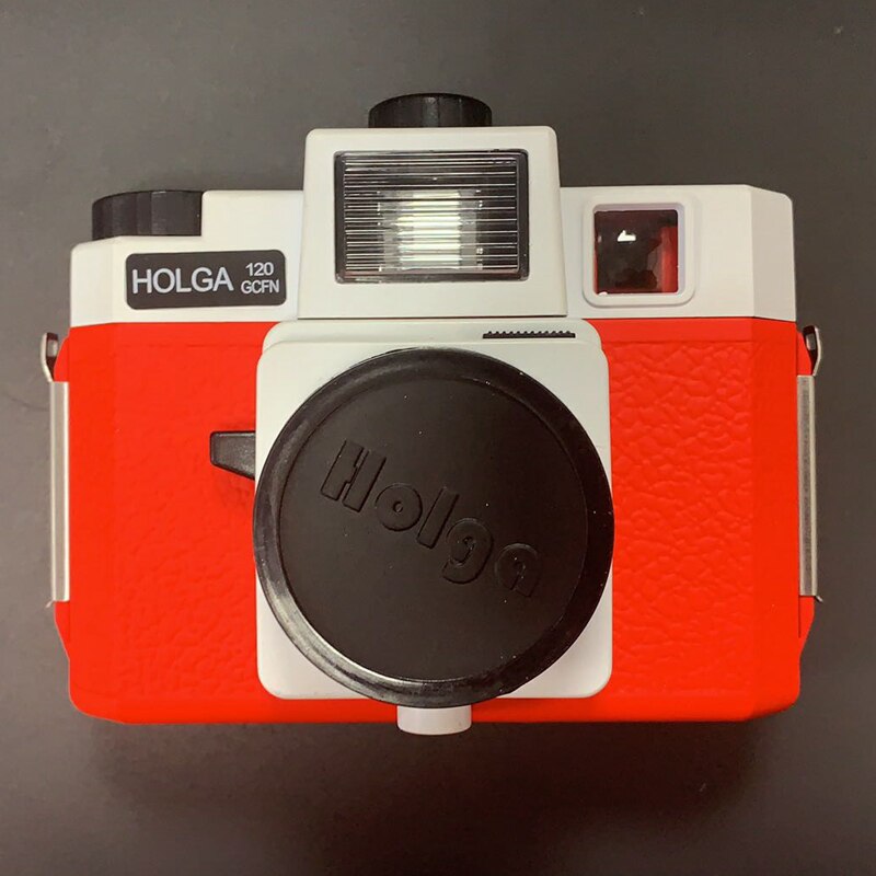 Holga 120GCFN White/Red Medium Format Film Camera