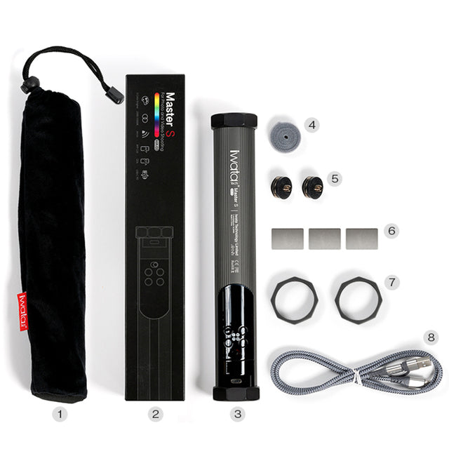 IWATA Master S RGB Lamp Tube Pavotube LED Handheld Photography Light