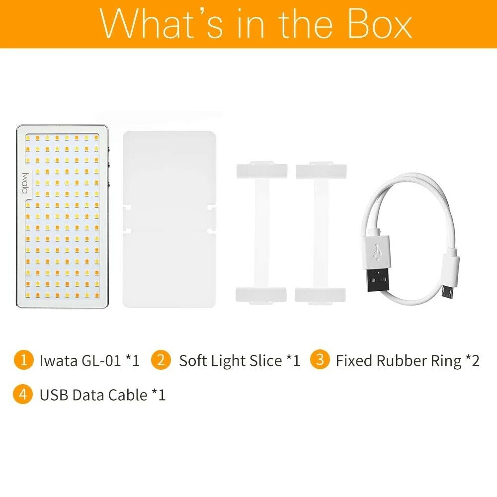 Iwata GL-01 117 LED Video Ultra-thin Photography Fill Light