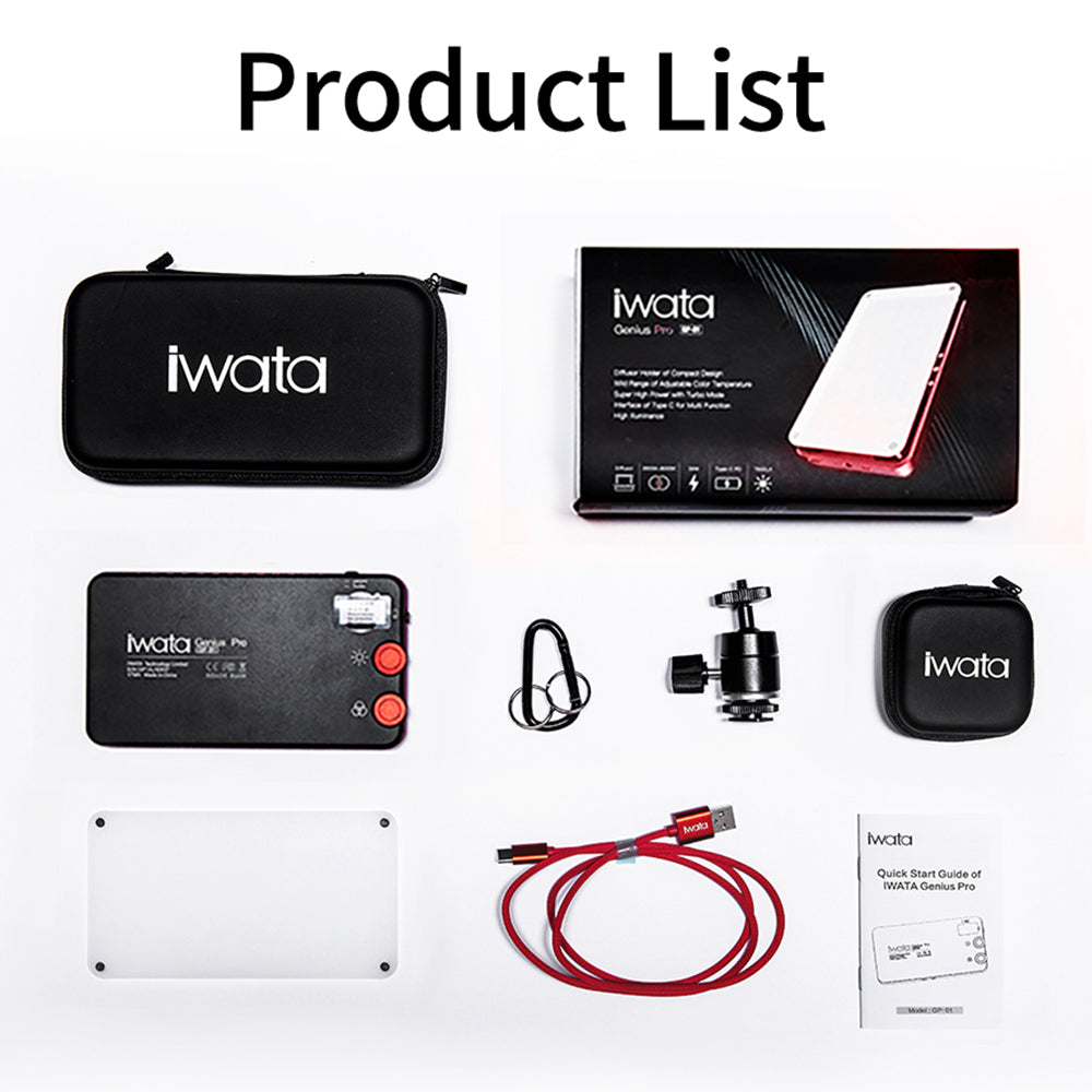 Iwata Genius Pro GP-01 PRO 24W Adjustable LED Fill Light