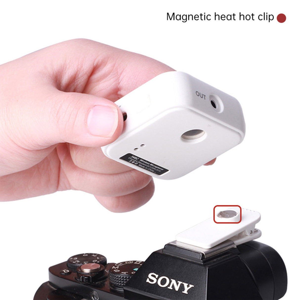 LENSGO 348C Wireless Lavalier Microphone