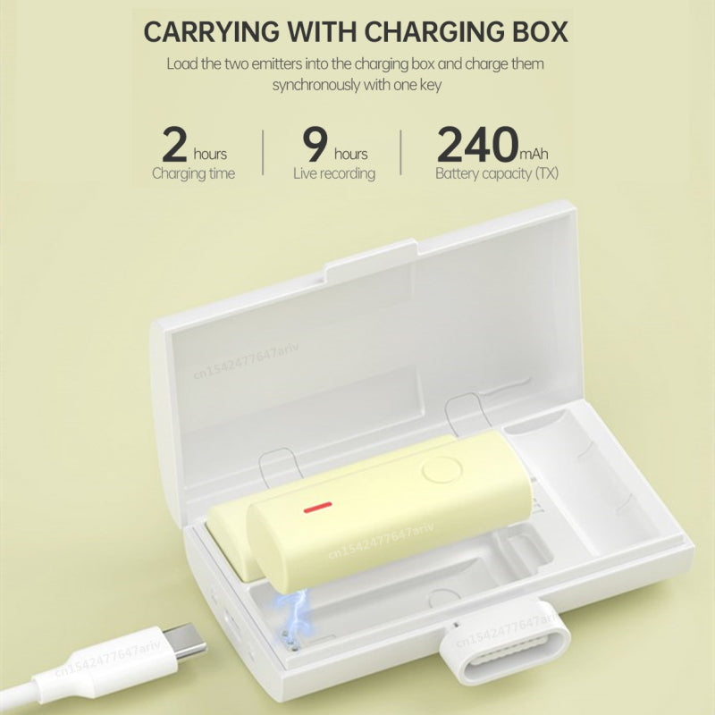 LENSGO 518C Wireless Lavalier Microphone