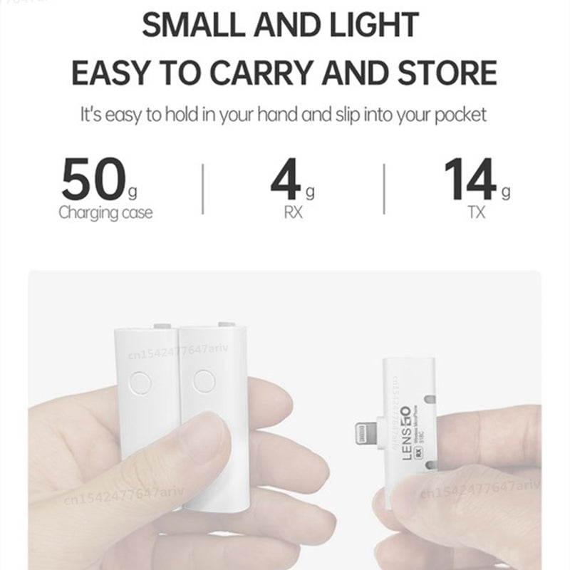 LENSGO 518C Wireless Lavalier Microphone