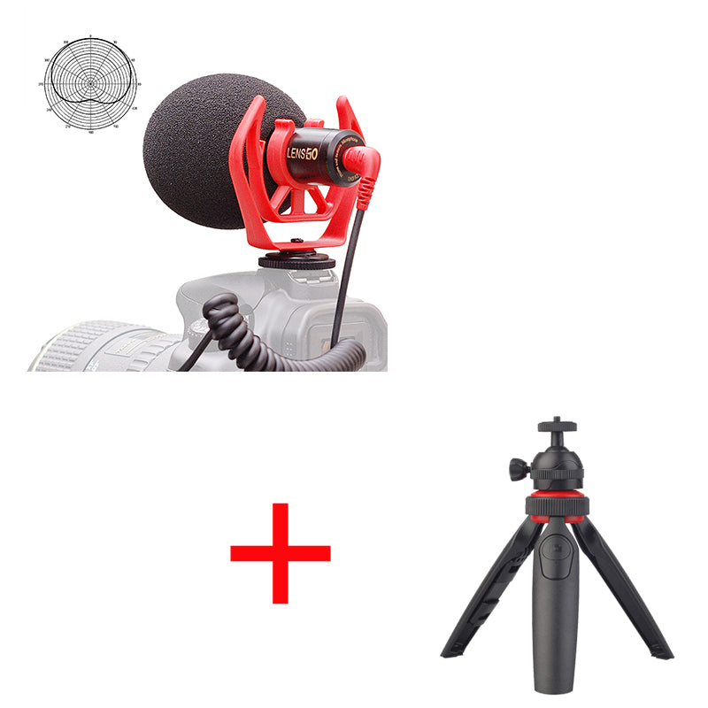 LENSGO DMM1 Mini Shotgun Microphone KIT With Tripod