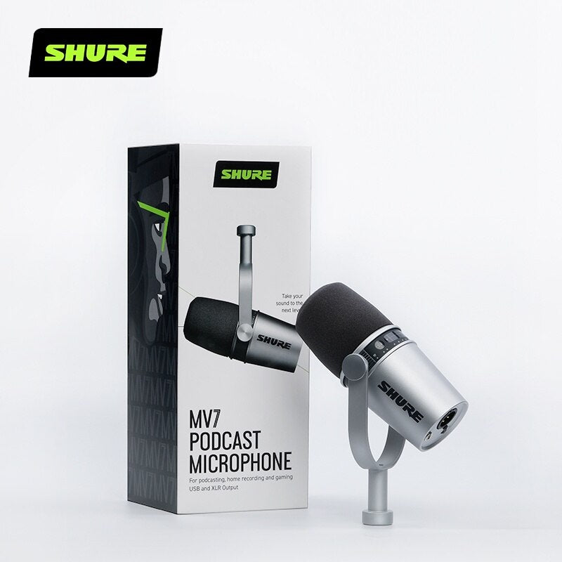 SHURE MV7 USB Professional Recording Microphone